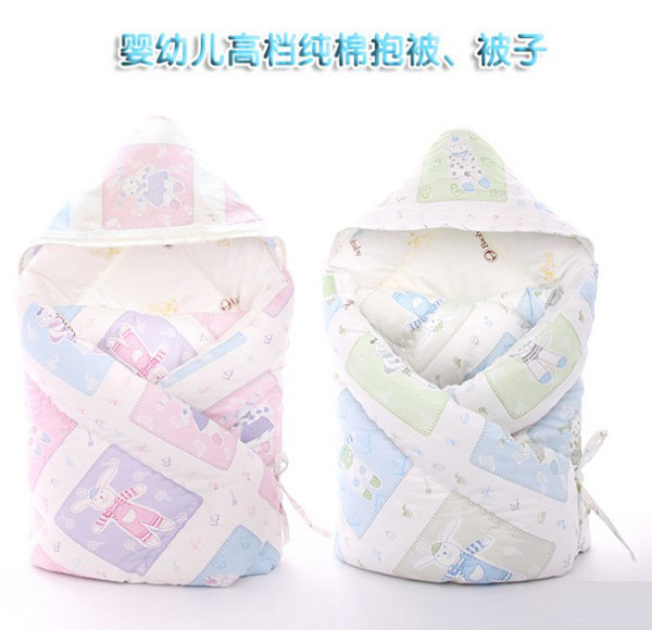 堡嬰寶嬰兒夾棉包被