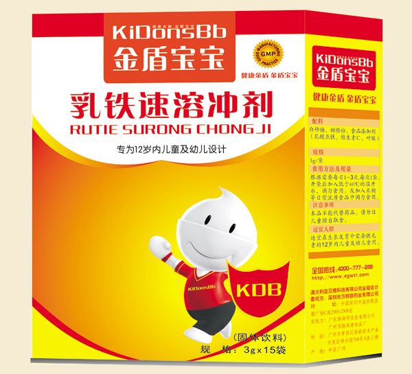 金盾寶寶乳鐵速溶沖劑
