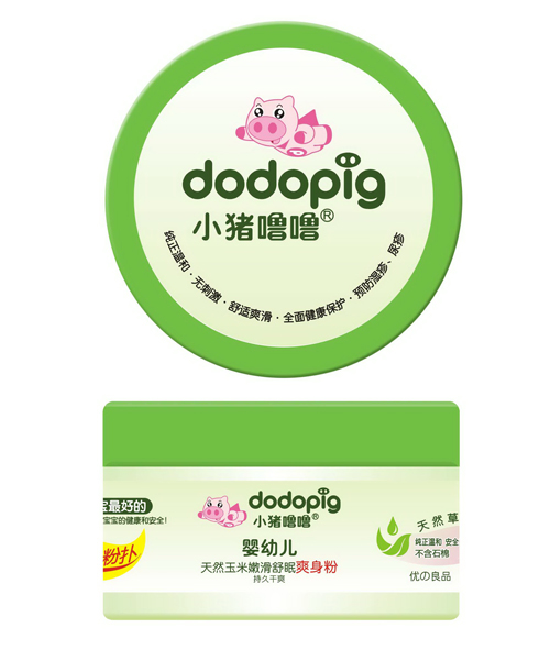 小豬嚕嚕嬰幼兒天然玉米嫩滑舒眠爽身粉140g