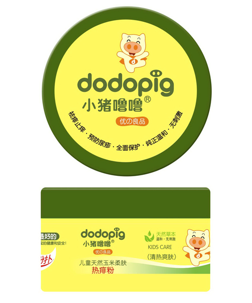 小豬嚕嚕兒童天然玉米柔膚熱痱粉(清熱爽膚)140g