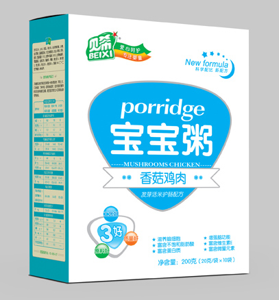 貝希香菇雞肉寶寶粥