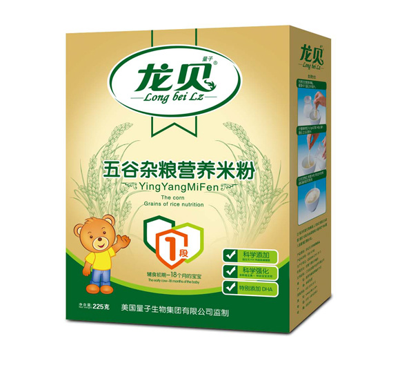 龍貝五谷雜糧營養(yǎng)米粉1段