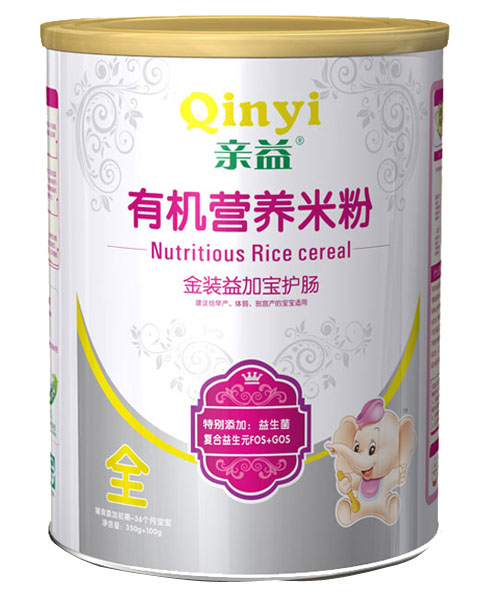 親益紙聽有機益加寶護腸營養(yǎng)米粉