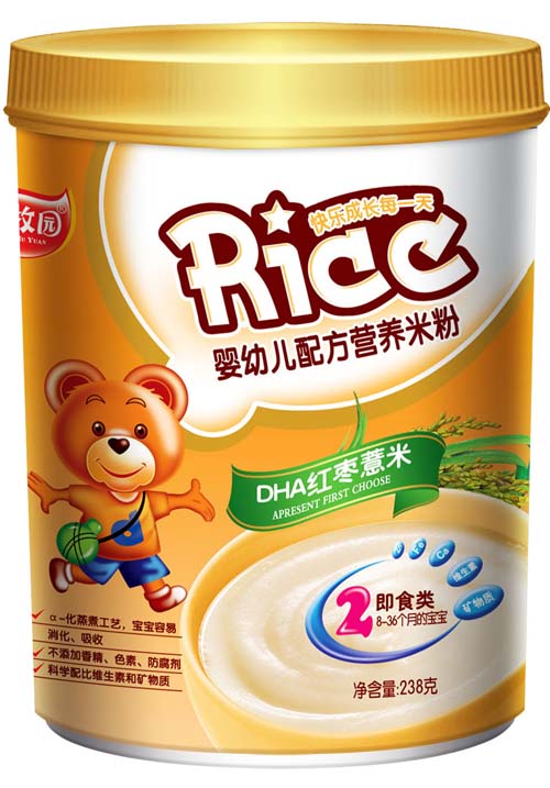 農牧園DHA紅棗薏米營養(yǎng)米粉