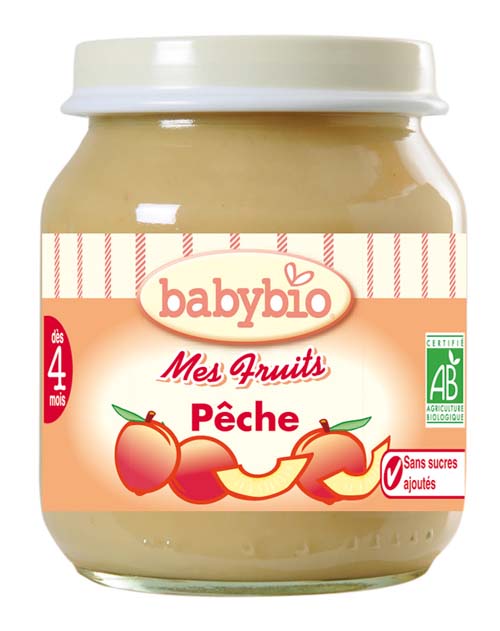 babybio桃泥