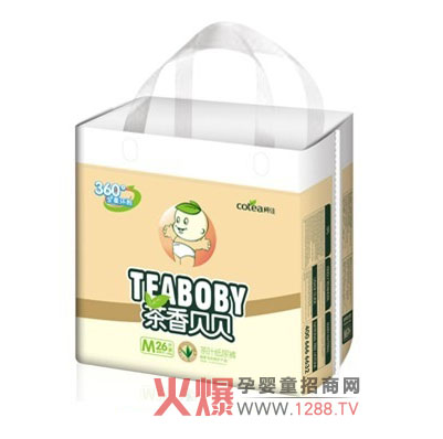 茶香貝貝茶葉紙尿褲