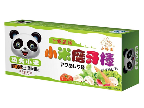 小哈田什錦蔬酪小米磨牙棒