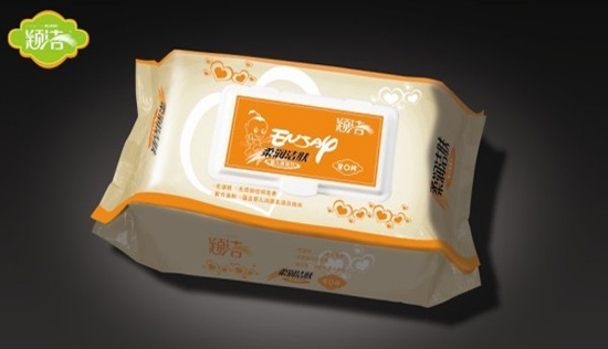 穎潔柔潤潔膚柔濕巾80片