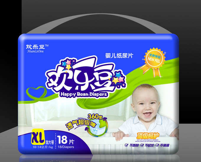 歡樂豆紙尿片超XL號(hào)