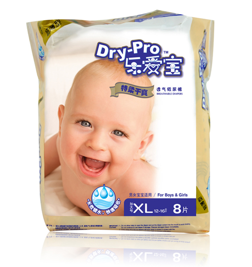 樂(lè)愛(ài)寶透氣紙尿褲XL碼