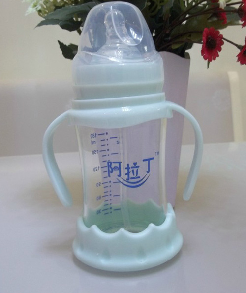 阿拉丁玻璃奶瓶藍(lán)色