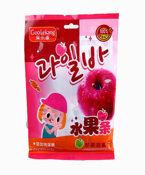 果樂(lè)康蘋果水果條