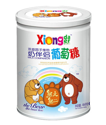 熊大熊二雙岐因子維他奶伴侶葡萄糖