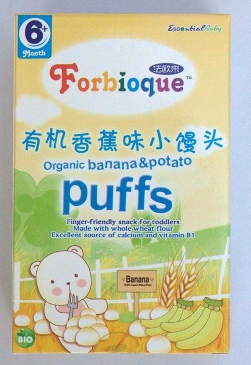 法歐來(lái)有機(jī)香蕉味小饅頭