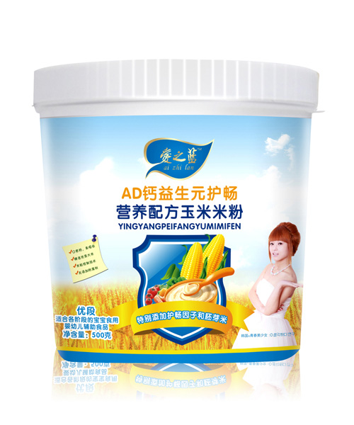 愛之藍(lán)AD鈣益生元護(hù)腸營養(yǎng)配方玉米米粉