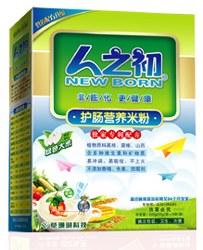 人之初嬰兒護(hù)腸營養(yǎng)米粉盒裝
