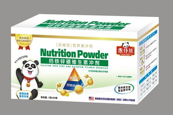 惠仔熊鈣鐵鋅硒維生素沖劑(5克X30袋)