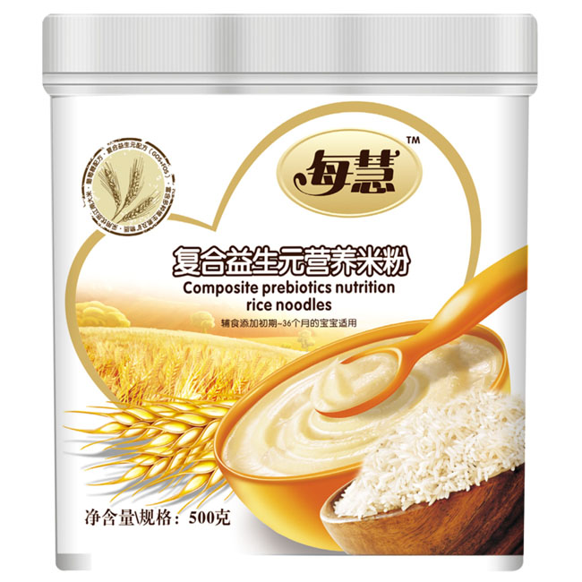 每慧復(fù)合益生元營養(yǎng)米粉500