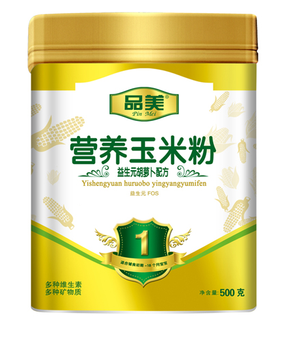 品美益生元胡蘿卜配方玉米米粉1段