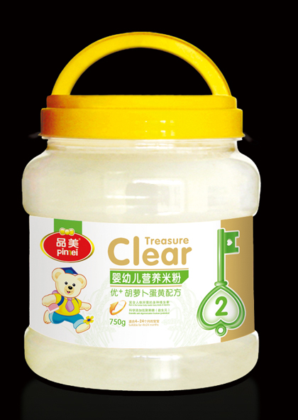 品美嬰幼兒優(yōu)+胡蘿卜蛋黃配方米粉2段