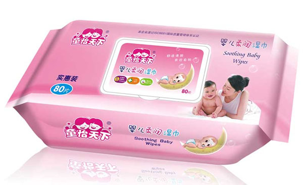 童怡天下嬰兒柔濕巾80片
