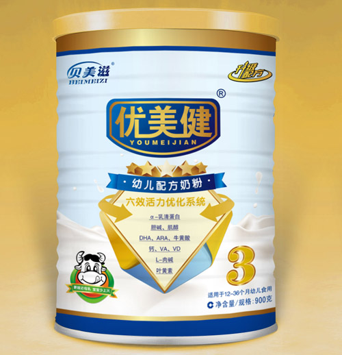 優(yōu)美健幼兒配方奶粉3段聽(tīng)裝