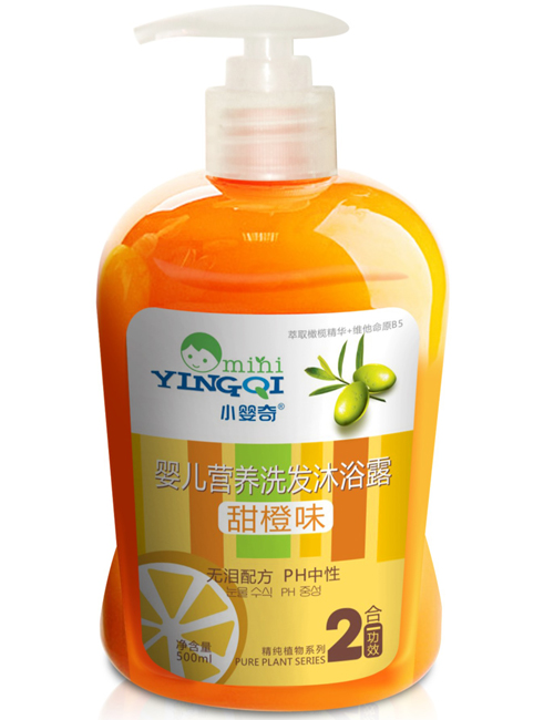 小嬰奇嬰兒營養(yǎng)洗發(fā)沐浴露甜橙味
