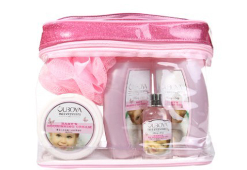 雅孕粉紅PVC化妝包套裝