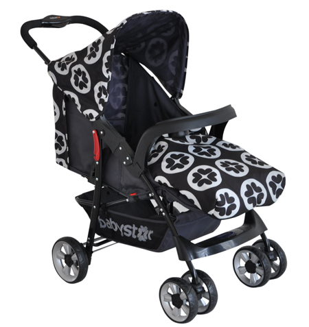 貝之星嬰兒推車H3000型黑色