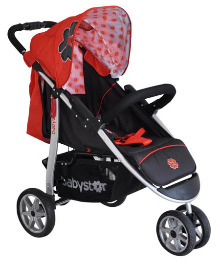 貝之星嬰兒推車T3020灰色