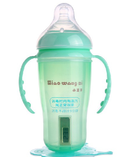 小王子PP塑料電子保溫奶瓶