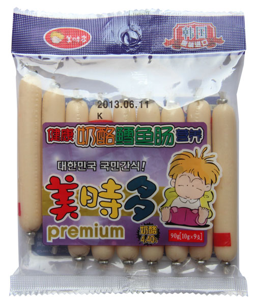 美時(shí)多奶酪魚(yú)腸90g