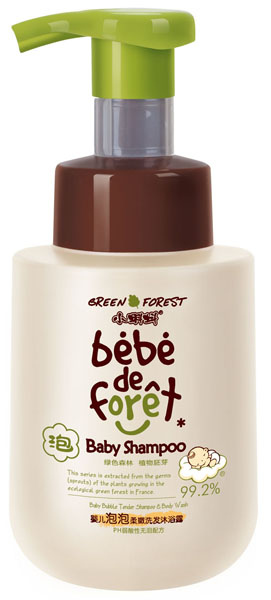 小蝌蚪嬰兒泡泡柔嫩洗發(fā)沐浴露