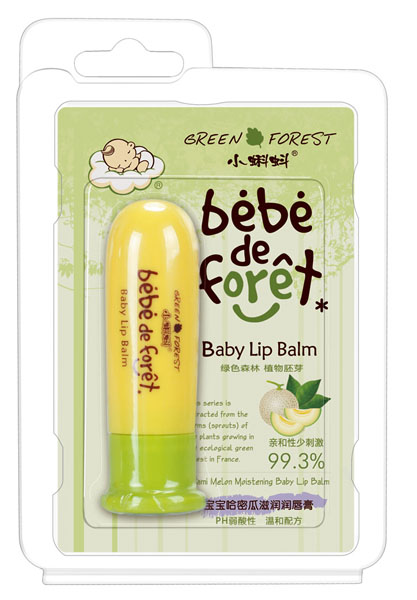 小蝌蚪寶寶哈密瓜滋潤(rùn)潤(rùn)唇膏