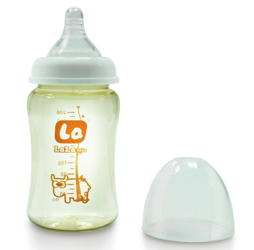 樂樂寶貝嬰幼兒無(wú)柄寬口徑奶瓶