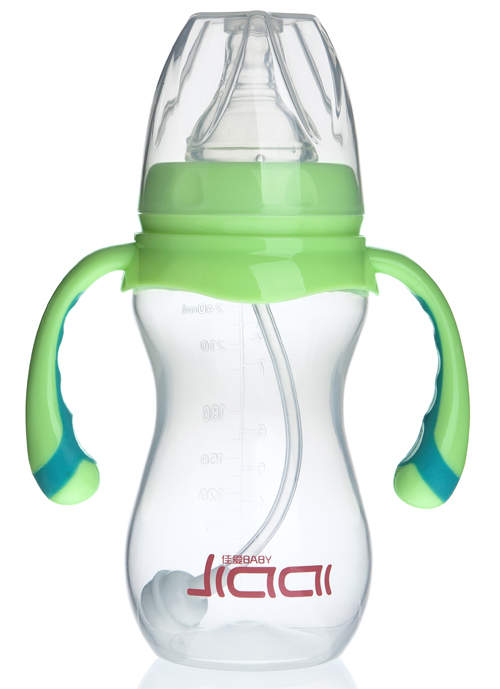 佳愛易握弧身PP奶瓶(寬口徑)240ml