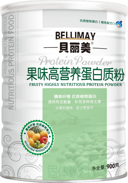 貝麗美果味高營養(yǎng)蛋白質(zhì)粉900克