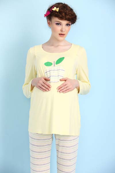 媽媽和我可愛(ài)卡通孕婦裝