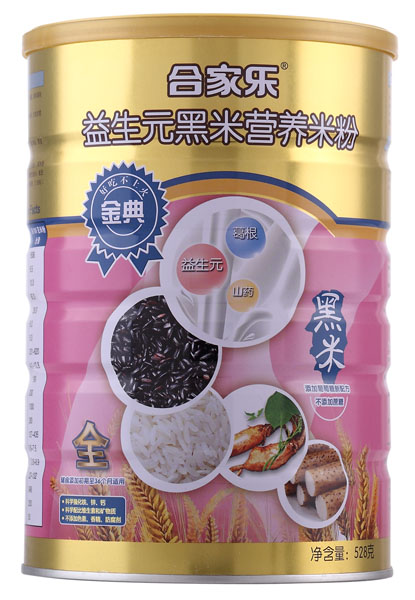 合家樂(lè)金典益生元黑米米粉全段