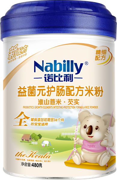 諾比利淮山薏米芡實益菌元護(hù)腸配方米粉