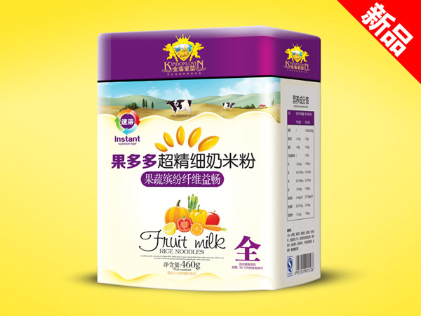 金盾愛嬰果蔬繽紛纖維益暢超精細(xì)奶米粉聽裝