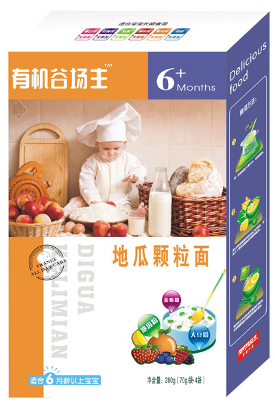 能芝地瓜顆粒面