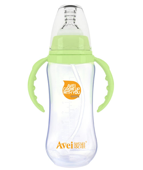 噯唯標(biāo)準(zhǔn)口徑帶柄自動(dòng)PP奶瓶(240ml)