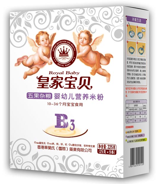 皇家寶貝225克米粉-五果雜糧