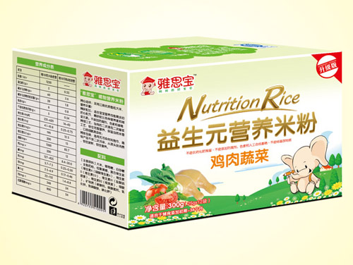 雅思寶益生元雞肉蔬菜營(yíng)養(yǎng)米粉