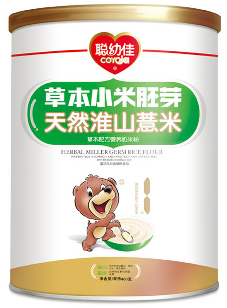 聰幼佳天然淮山薏米草本配方營養(yǎng)奶米粉
