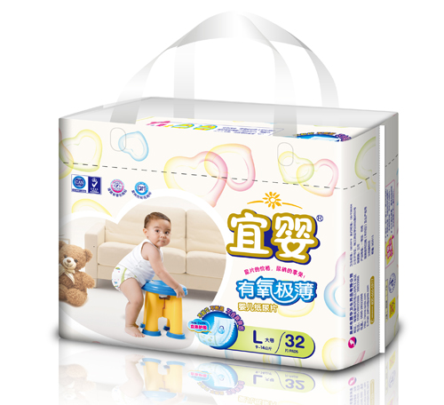 宜嬰有氧極薄嬰兒紙尿片L碼32片