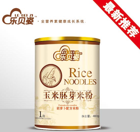 樂貝姿胡蘿卜玉米胚芽米粉1段