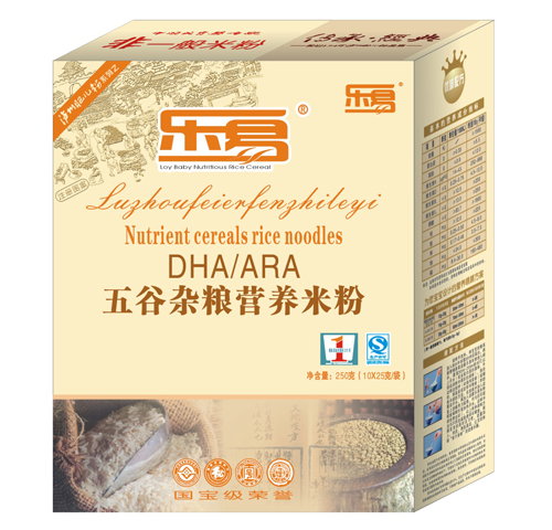 樂易五谷雜糧營(yíng)養(yǎng)米粉1段盒裝