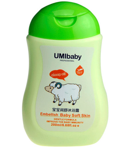 優(yōu)米舒羊脂寶寶潤舒沐浴露